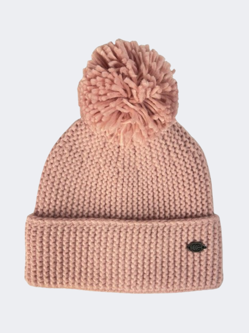 Chaos Meadow Women Lifestyle Beanie Dusty Rose