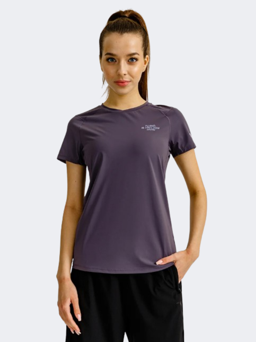 Anta Fat Burning Women Training T-Shirt Purple