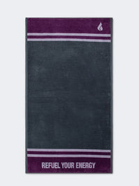 Oil And Gaz Cotton Women Beach Towel Grey/Purple