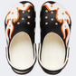 Crocs Classic Glow Flames Clog Kids Lifestyle Slippers Black
