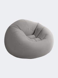Intex Beanless Bag Chair 114 x 114 x 71Cm Beach Inflatables Cloud Grey