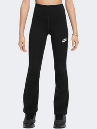 Nike Sportswear Classic High Rise Flare Girls Lifestyle Tight Black/White