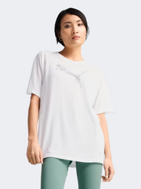Puma Evostripe Relaxed Women Lifestyle T-Shirt White