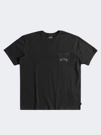 Billabong Stacked Arch Men Lifestyle T-Shirt Washed Black