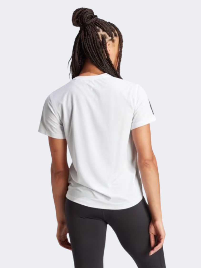 Adidas Own The Run Women Running T-Shirt White/Black