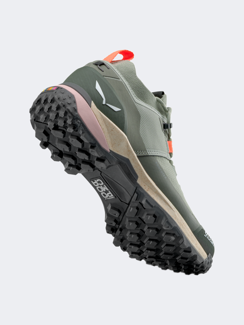 Salewa Puez 2 Knit Powertex Women Hiking Shoes Shadow/Dark Olive