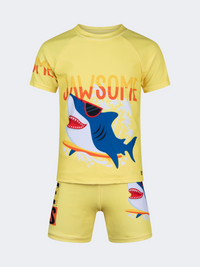 Oil And Gaz Stylish Kids-B Beach Swimming Set  Yellow