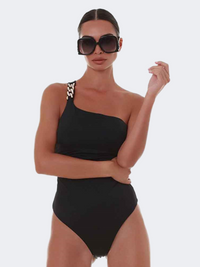 Blue Point Go Glam Women Beach Monokini Black