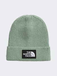 The North Face Logo Box Cuffed Kids-Unisex Lifestyle Beanie Slate Moss