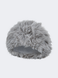 Oil And Gaz Stylish Women Lifestyle Fur Head Band Grey