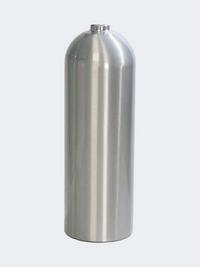 Al Can Diving Cylinder 13.2 Lc/Tap 3/4 Ace100 Tank Silver