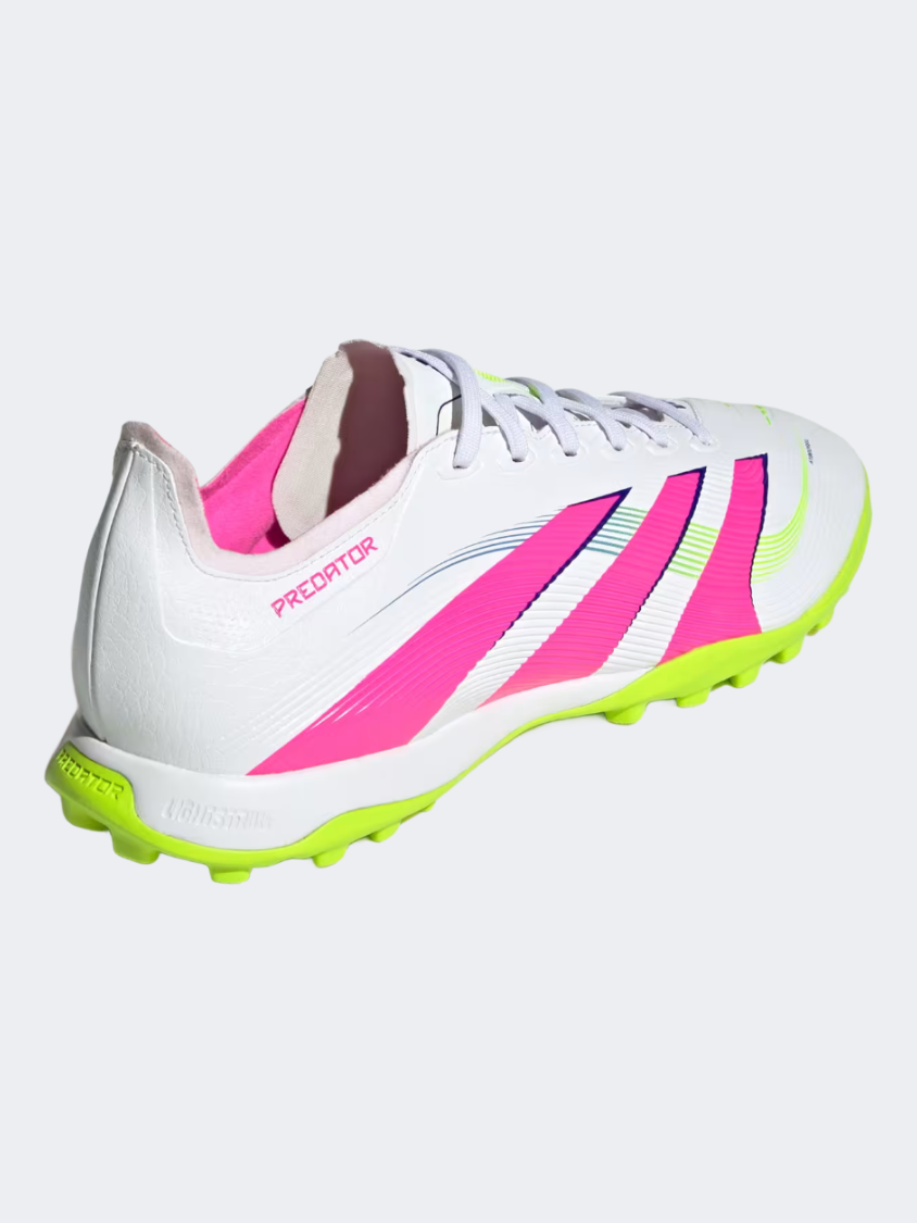 Adidas Predator League Tf Men Football Shoes White/Pink/Lemon