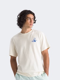 The North Face Mountain Celebration Men Lifestyle T-Shirt White Dune