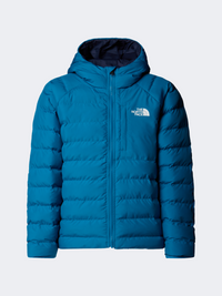 The North Face Reversible Perrito Hooded Boys Hiking Jacket Dusk Blue