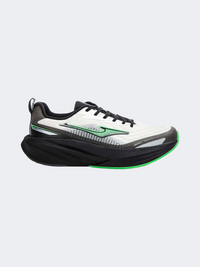 Erke Men Running Shoes White/Black/Green