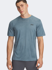 Under Armour Tech Vent Jacquard Men Training T-Shirt Jasper Blue