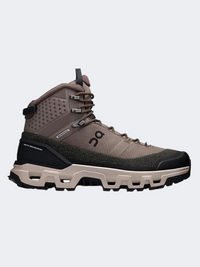 On Cloudrock Trek Waterproof Men Hiking Sneakers Ash/Fog