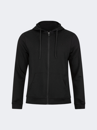 Oil And Gaz Looped Men Lifestyle Hoodie Black