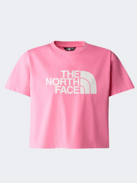 The North Face Crop Easy Girls Lifestyle T-Shirt Gamma Pink