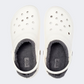Crocs Classic Lined Unisex Lifestyle Slippers White/Grey