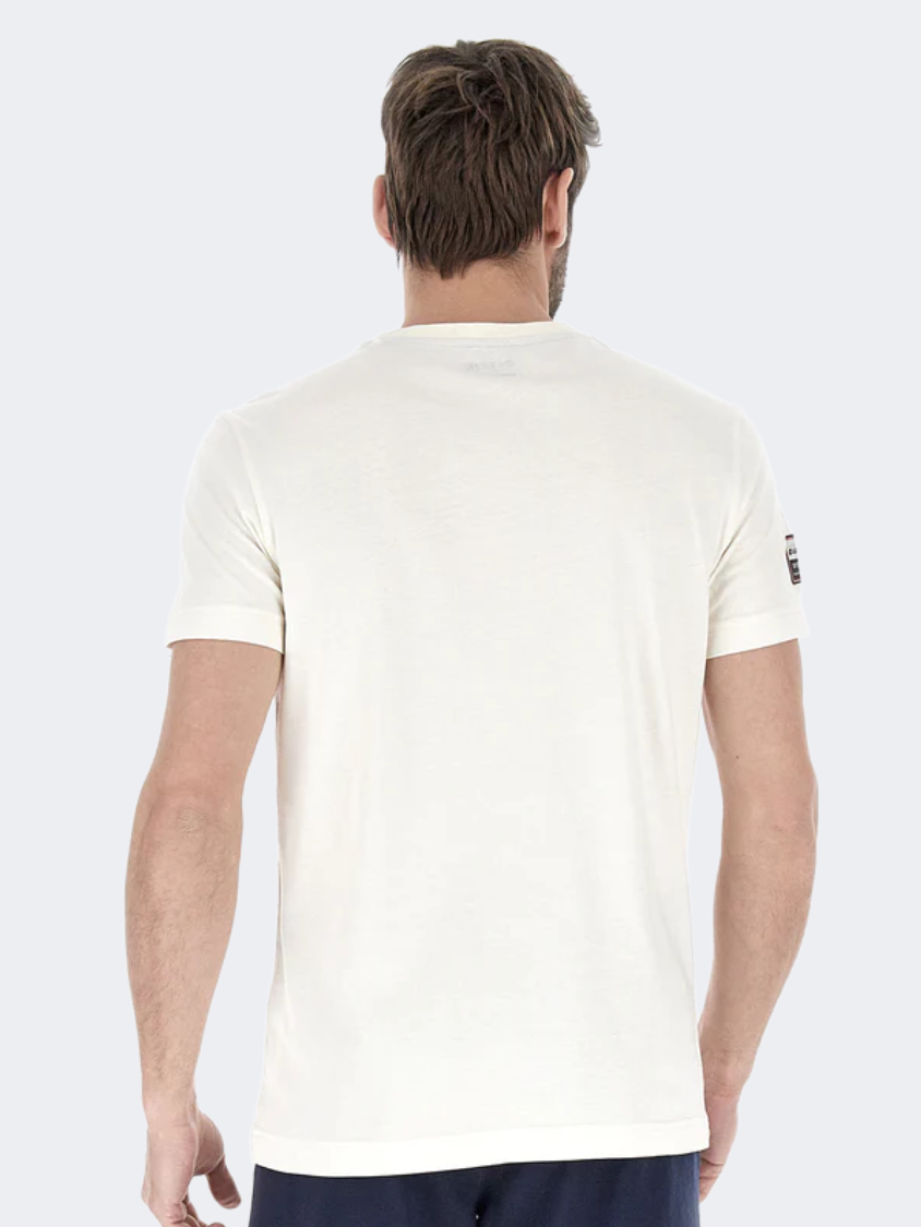 Lotto Leisure 50 Year Anniversary Men Lifestyle T-Shirt Candy White