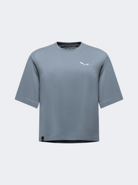 Salewa Eagle Loose Women Hiking T-Shirt Java Blue