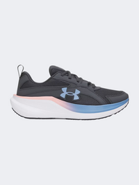 Under Armour Charged+ Assert 11 Gs-Girls Running Shoes Anthracite/Pink