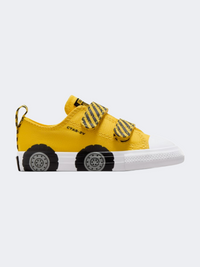 Converse Chuck Taylor All Star 2V Onstruction Truck Infant-Boys Lifestyle Sneakers Amarillo/Black