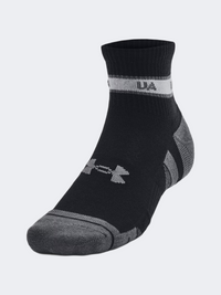 Under Armour Performance Tech 3-Pack Quarter Unisex Training Sock Black
