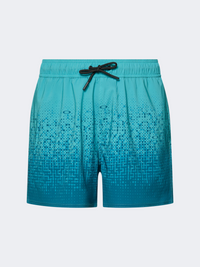 Oakley Sand Pixel 16 Inch Men Swim Short Monog Gradien Blue