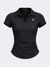 Oil & Gaz Elegant Women Lifestyle Polo Black