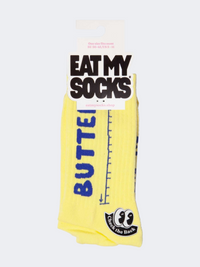 Eat My Socks Butter Flat Pack Unisex Lifestyle Sock