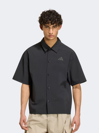 Adidas Men City Tech Sportswear Shirt Black