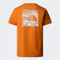 The North Face Redbox Celebration Men Lifestyle T-Shirt Desert Rust