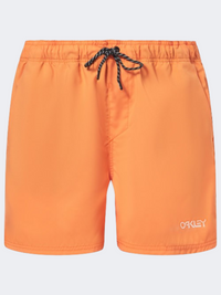 Oakley Volley 16 Inch Men Beach Swim Short Soft Orange