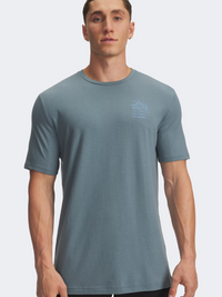 Under Armour Can&#39;T Hoop Men Basketball T-Shirt Jasper Blue