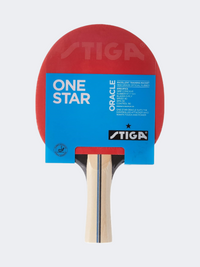 Stiga Bat 1 Star Oracle Unisex Tabl-Tenni Racquet Black/Red