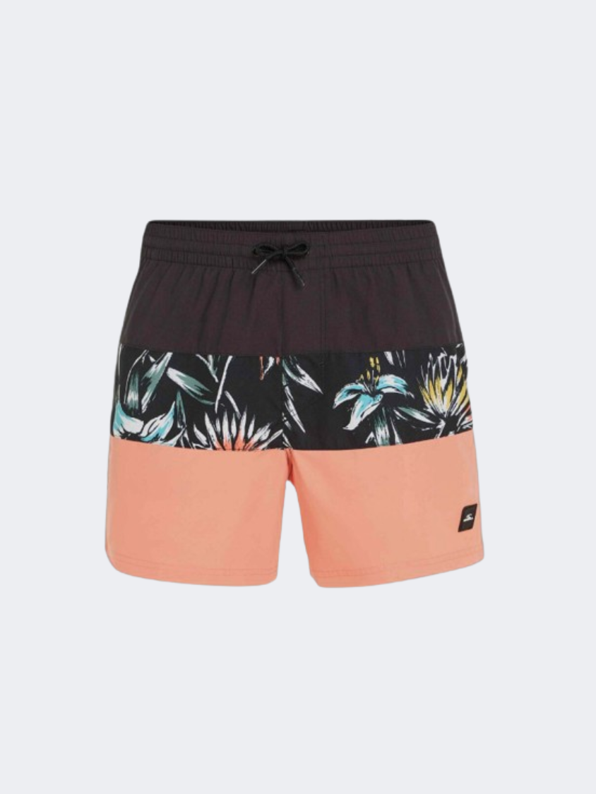 ONeill Mixmatch Cali 15 Inch Men Beach Swim Short Black Tropicana