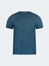 Oil And Gaz Classic Men Lifestyle Camo R-Neck T-Shirt Navy