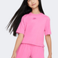 Nike Sportswear Girls Lifestyle T-Shirt Pink/Fuchsia