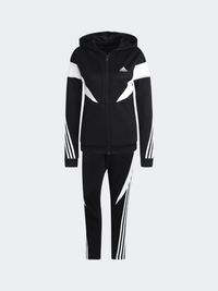 Adidas Colorblock Women Training Suit Black/White