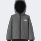 The North Face Reversible Perrito Hooded Boys Hiking Jacket Black/Smoked Pearl