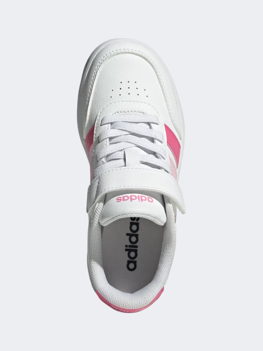 Adidas Breaknet 3.0 Ps-Girls Sportswear Shoes Cloud White/Pink