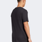 Adidas Camo Logo Graphic Men Sportswear T-Shirt Black