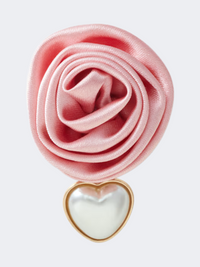 Crocs Rose With Pearl Drop Lifestyle Pins Pink