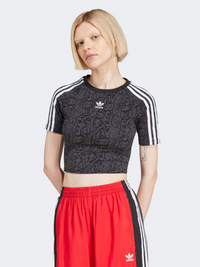 Adidas Snake Women Original T-Shirt Black/Multicolor