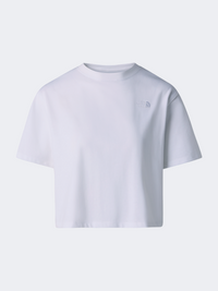 The North Face Simple Dome Crop Relaxed Women Lifestyle T-Shirt White