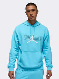 Nike Jordan Sport Crossover Fleece Pullover Men Basketball Hoody Blue Chill