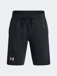 Under Armour Rival Fleece Boys Training Short Black/White