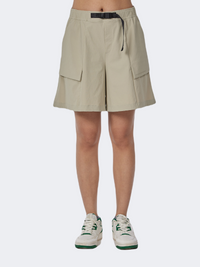 Anta Woven Women Outdoor Short Grey
